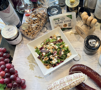 Green Salad, Goat Cheese, Figs and Walnuts